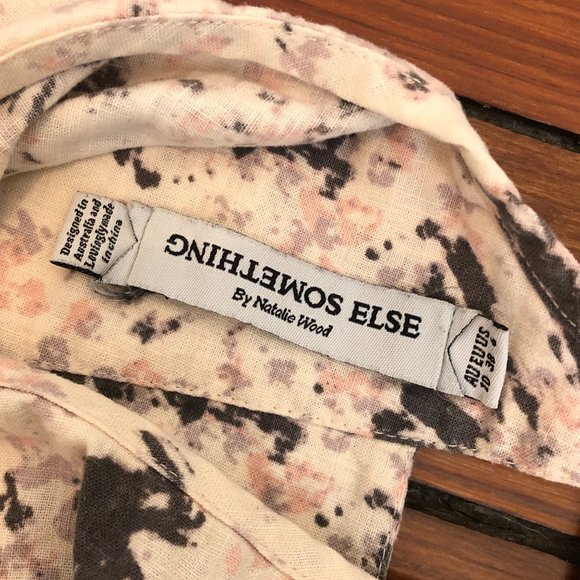 Boxy-fit Tie Dye Print top with Zip Cutout - Picture 4 of 5